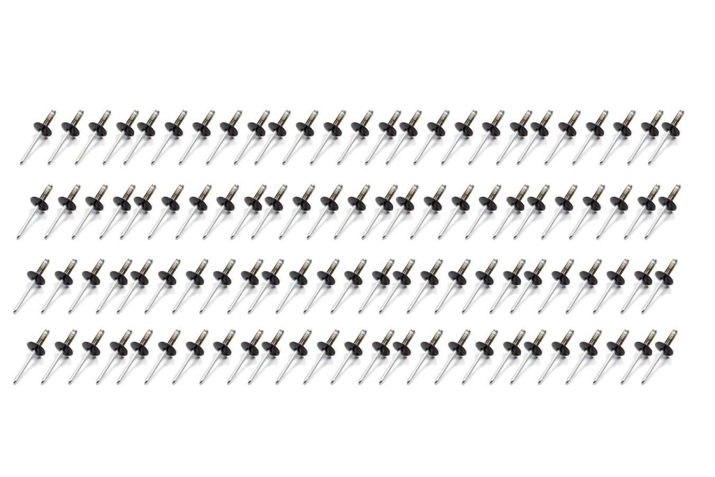 FIVESTAR 814B-100L - Lrg Hd Rivet Black Multi -grip 100pk image