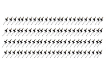 Load image into Gallery viewer, FIVESTAR 814B-100L - Lrg Hd Rivet Black Multi -grip 100pk image