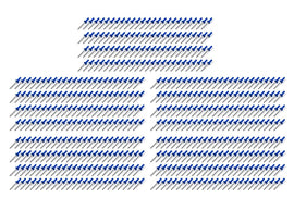 FIVESTAR 814CB-500S - Sml Hd Rivet Chevron Multi-Grip 500pk image