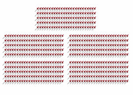 FIVESTAR 814R-500L - Lrg Hd Rivet Red Multi-Grip 500pk image