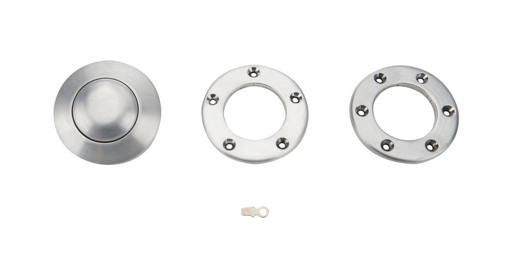 FLAMING RIVER FR20119HN - Horn Button 5/6 Bolt Mill Finish image