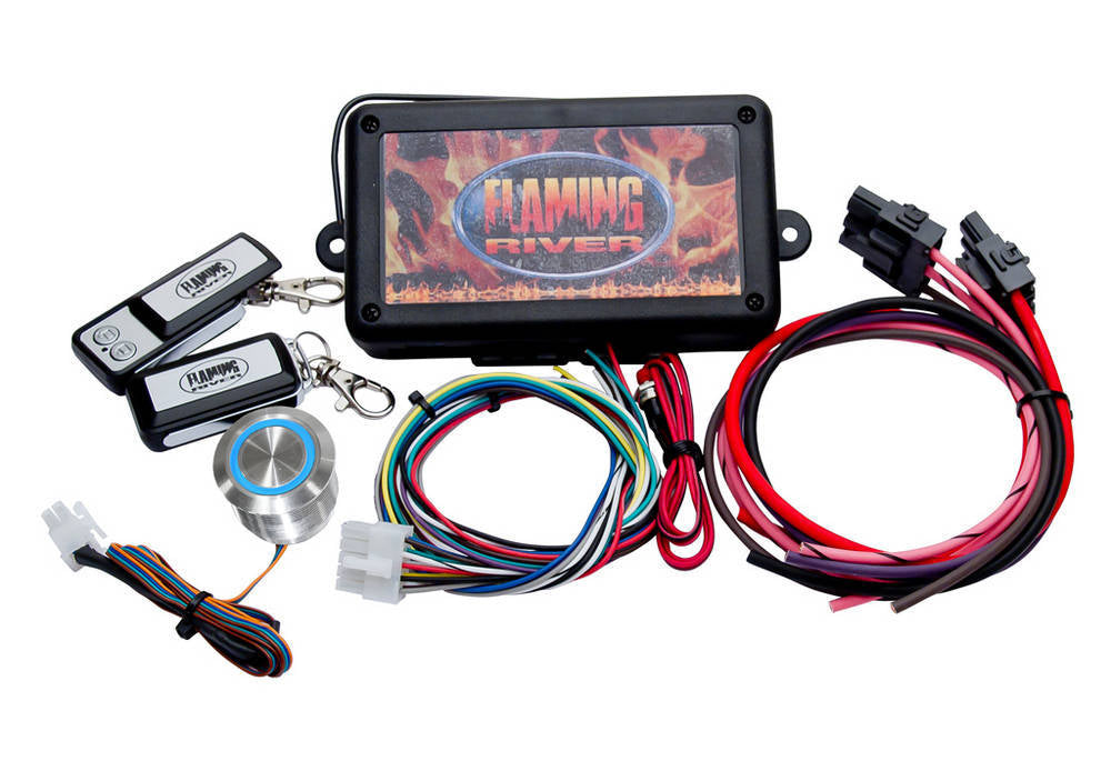 FLAMING RIVER FR60004 - Programmable Keyless Ignition Dash Mount image