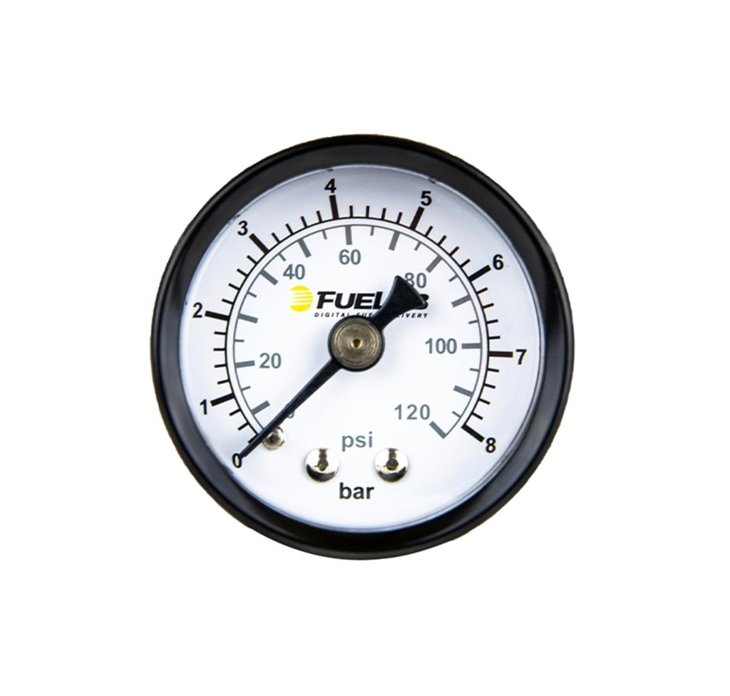 FUELAB FUEL SYSTEMS 71511 - Fuel Pressure Gauge EFI 0-120psi bar & psi image
