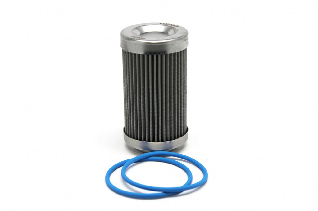 FUELAB FUEL SYSTEMS 71802 - Fuel Filter Element 3in 40 Micron Stainless image