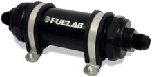 Load image into Gallery viewer, FUELAB FUEL SYSTEMS 82801-1 - Fuel Filter In-Line 5in 10 Micron Paper 6AN image