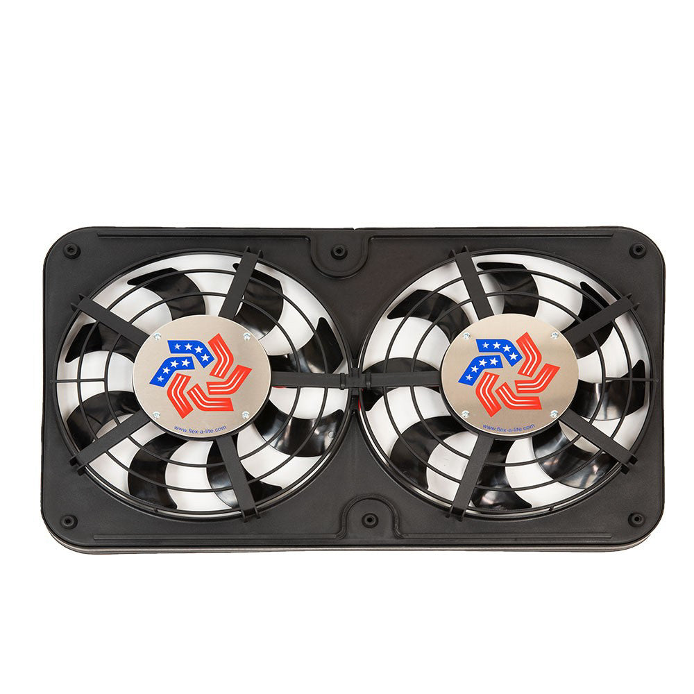 FLEX-A-LITE 104308 - Dual 12-1/8in Lo Profile puller Fans w/Controls image