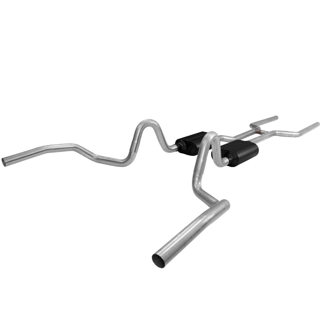 FLOWMASTER 817409 - Header-Back Exhaust Kit 68-72 Chevelle V8 2.5in image