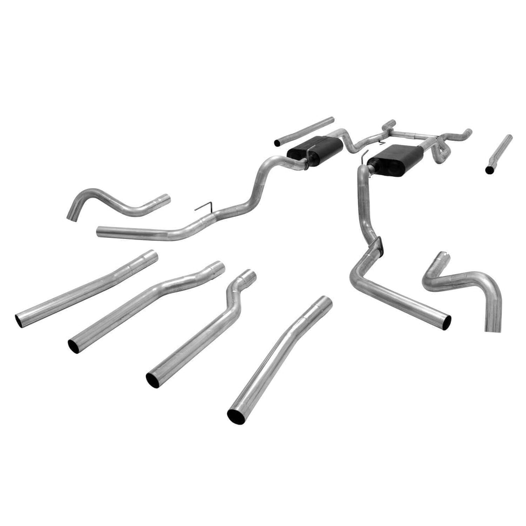 FLOWMASTER 817654 - Crossmember Back Exhaust Kit 67-72 GM P/U C10 image