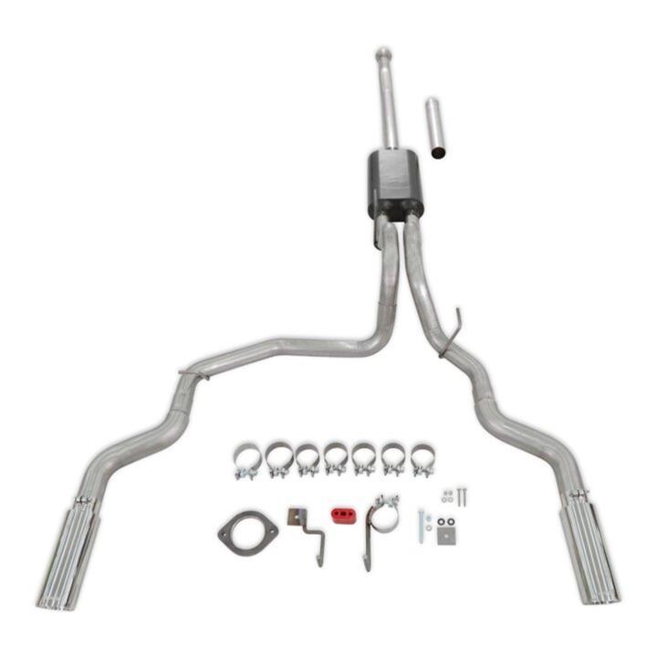 FLOWMASTER 818148 - 21-   Ford F150 2.7L/3.5 L/5.0L Cat Back Exhaust image