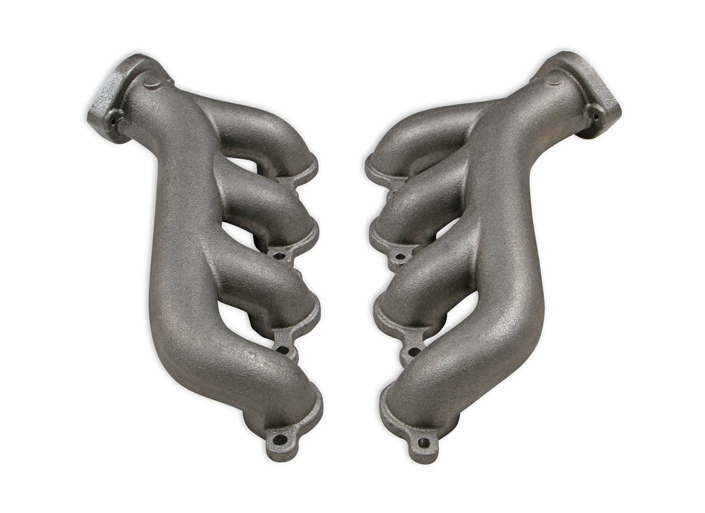 FLOWTECH 11730FLT - Cast LS Exhaust Manifold Set  - Natural Finish image