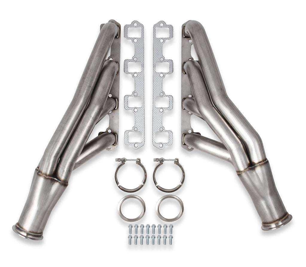 FLOWTECH 12164FLT - SBF Turbo Headers - 304 Stainless Steel 1-3/4in image