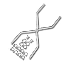 FLOWTECH 53622 - 2.5in Universal X-Pipe Kit image