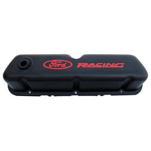 Load image into Gallery viewer, FORD 302-072 - Black Steel Valve Cover Set w/Ford Racing Logo image