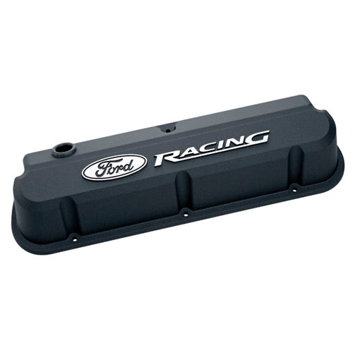 FORD 302-135 - Slant Edge Valve Cover Set w/Ford Racing Logo image
