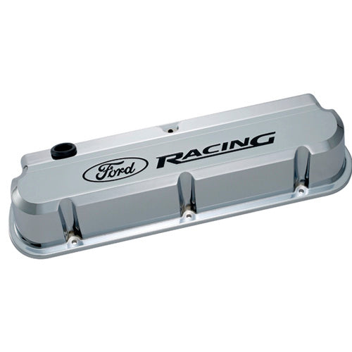 FORD 302-139 - Slant Edge Valve Cover Set w/Ford Racing Logo image