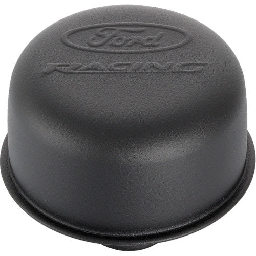 FORD 302-216 - Black Steel Breather W/Ford Racing Logo image