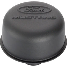 Load image into Gallery viewer, FORD 302-221 - Black Steel Breather W/Ford Mustang Logo image