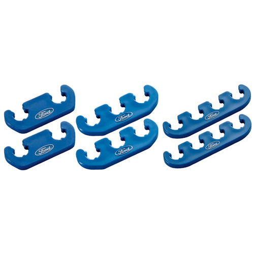 FORD 302-637 - Spark Plug Wire Dividers 6pk Blue Plastic image