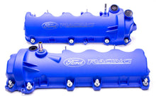 Load image into Gallery viewer, FORD M6582-FR3VBL - 4.6L 3-Valve V/C Blue Powder Coated w/Logo image