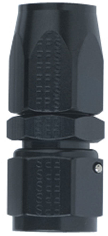 FRAGOLA 100104-BL - Hose Fitting #4 Straight Black image