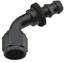 Load image into Gallery viewer, FRAGOLA 206008-BL - Hose Fitting #j8 60 Deg Push Lock Black image