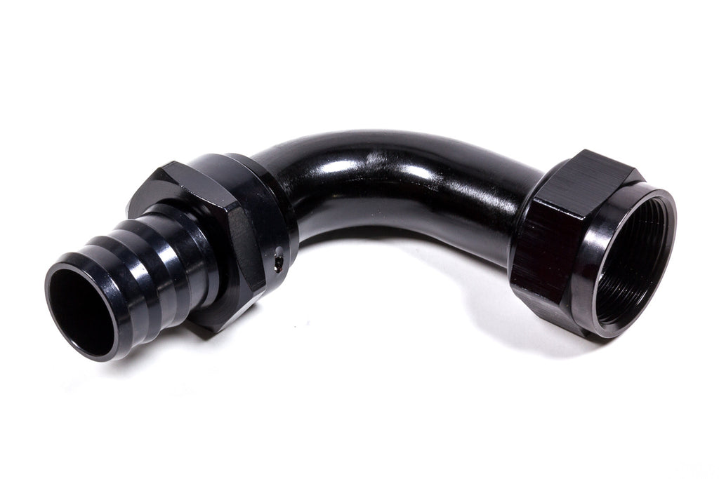 FRAGOLA 209020-BL - Hose Fitting #20 90 Deg Push Lock Black image