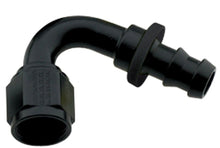 Load image into Gallery viewer, FRAGOLA 212008-BL - Hose Fitting #8 120 Deg Push Lock Black image
