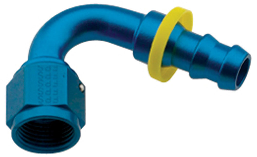 FRAGOLA 212008 - Hose Fitting #8 120 Deg Push Lock image