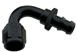 FRAGOLA 212016-BL - Hose Fitting #16 120 Deg Push Lock Black image