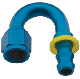 FRAGOLA 218008 - Hose Fitting #8 180 Deg Push Lock image