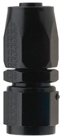 FRAGOLA 220104-BL - Hose Fitting #4 Straight Pro-Flow Black image