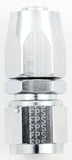 Hose Fitting #6 Straight Pro-Flow Chrome