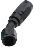 Hose Fitting #6 30 Deg Pro-Flow Black
