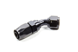 FRAGOLA 224505-BL - Hose Fitting #6 45 Deg. to #8 Hose Black image