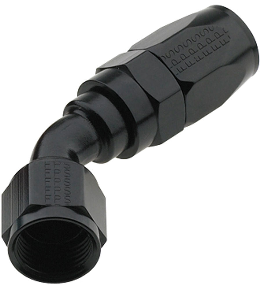 FRAGOLA 224516-BL - Hose Fitting #16 45 Deg Pro-Flow Black image