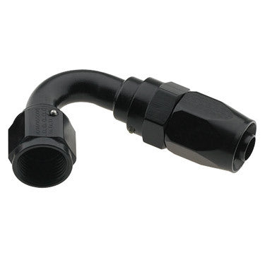 FRAGOLA 231207-BL - Hose Fitting #8 120 Deg. to #6 Hose Black image