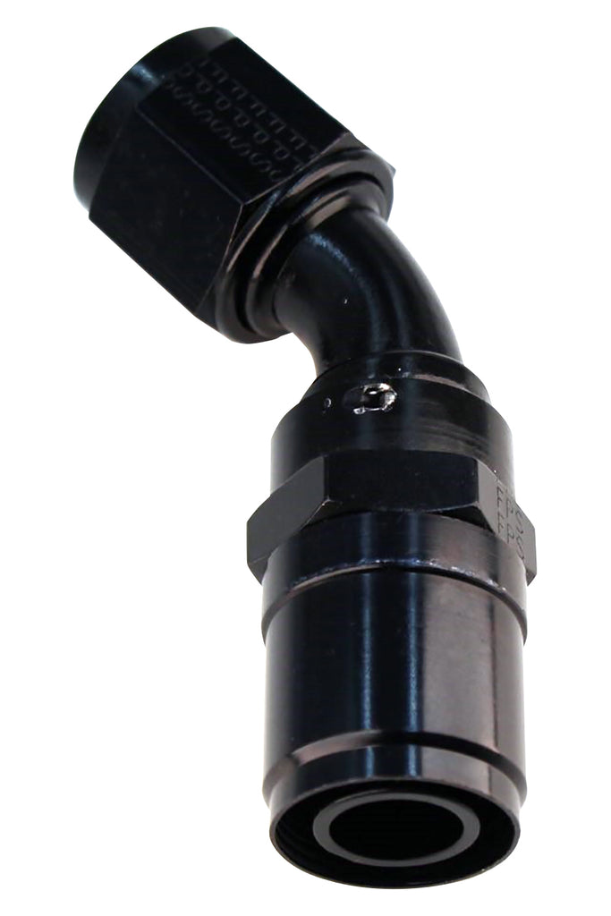 FRAGOLA 2606008 - #8 Race-Rite Crimp-On Hose End 60-Degree image