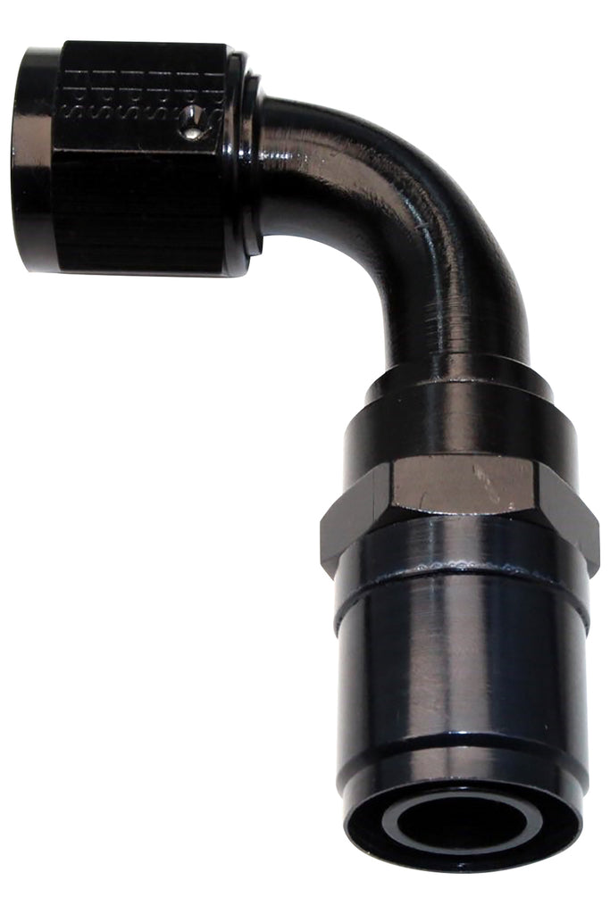 FRAGOLA 2609006 - #6 Race-Rite Crimp-On Hose End 90-Degree image