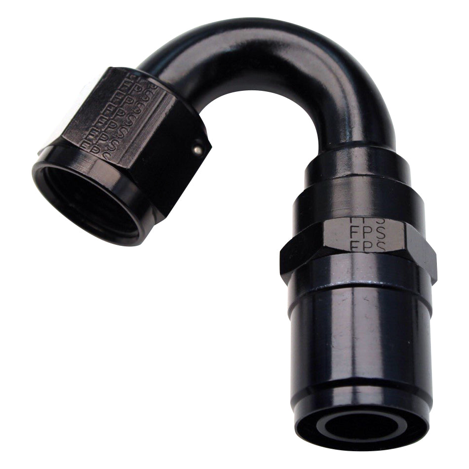 FRAGOLA 2615006 - #6 Race-Rite Crimp-On Hose End 150-Degree image