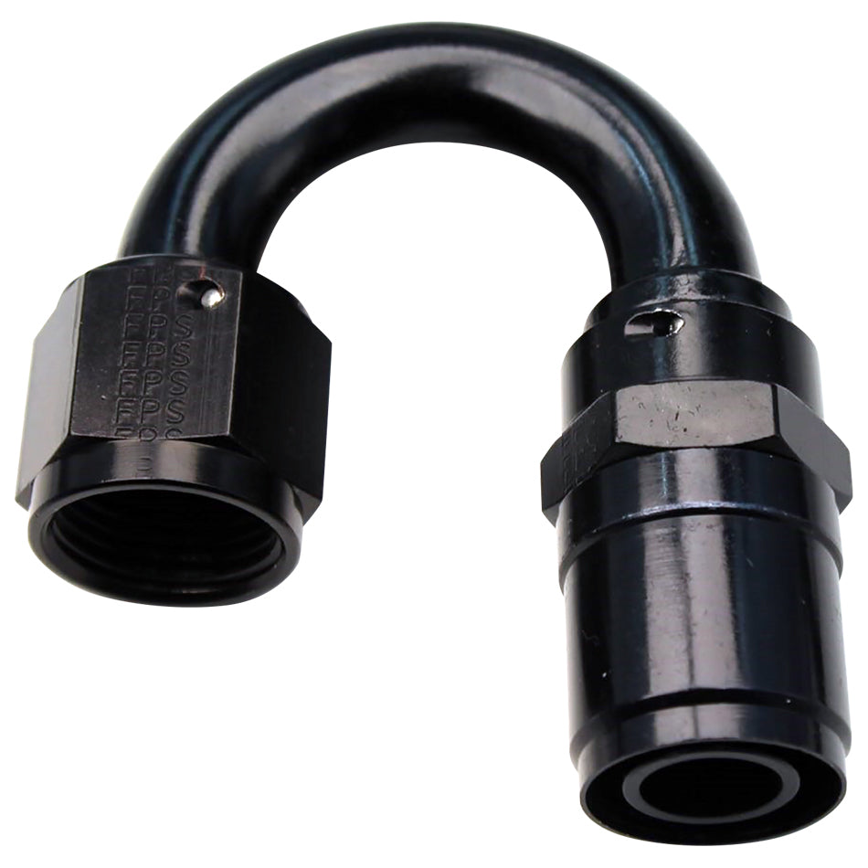 FRAGOLA 2618006 - #6 Race-Rite Crimp-On Hose End 180-Degree image