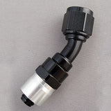 #16 30-Deg Crimp Hose Fitting