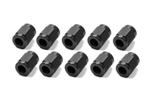 Load image into Gallery viewer, FRAGOLA 481803-BL-10 - #3 Aluminum Tube  Nuts (10pk) Black image