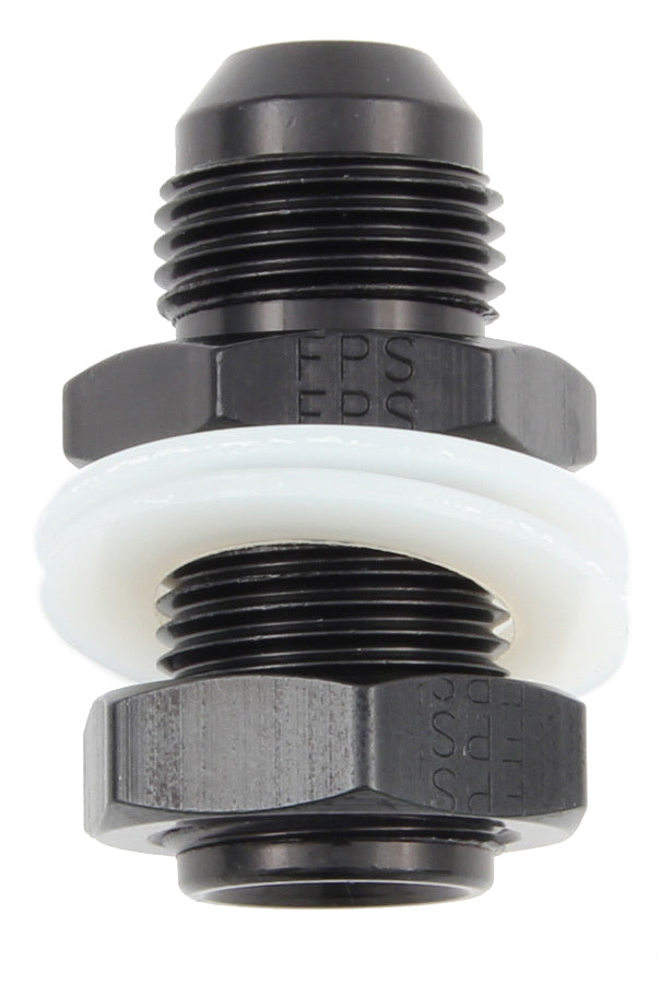 FRAGOLA 483108-BL - #8 Fuel Cell Bulkhead Fitting Black image