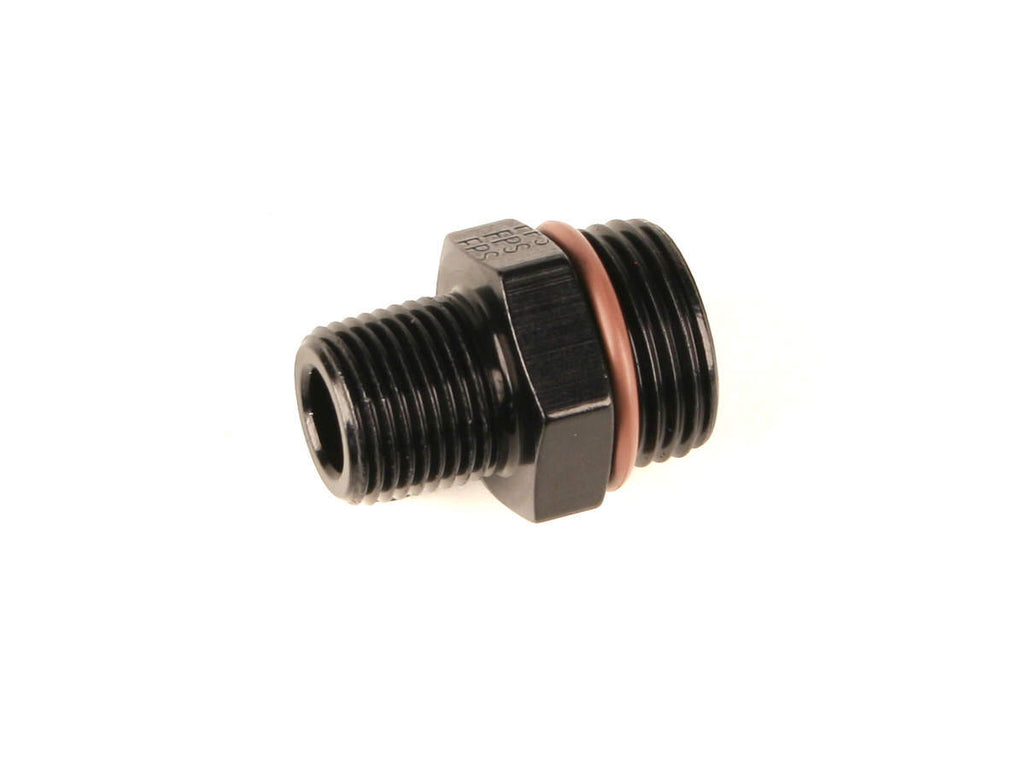 FRAGOLA 494001-BL - #10 ORB x 3/8 MPT Adapter Fitting Black image