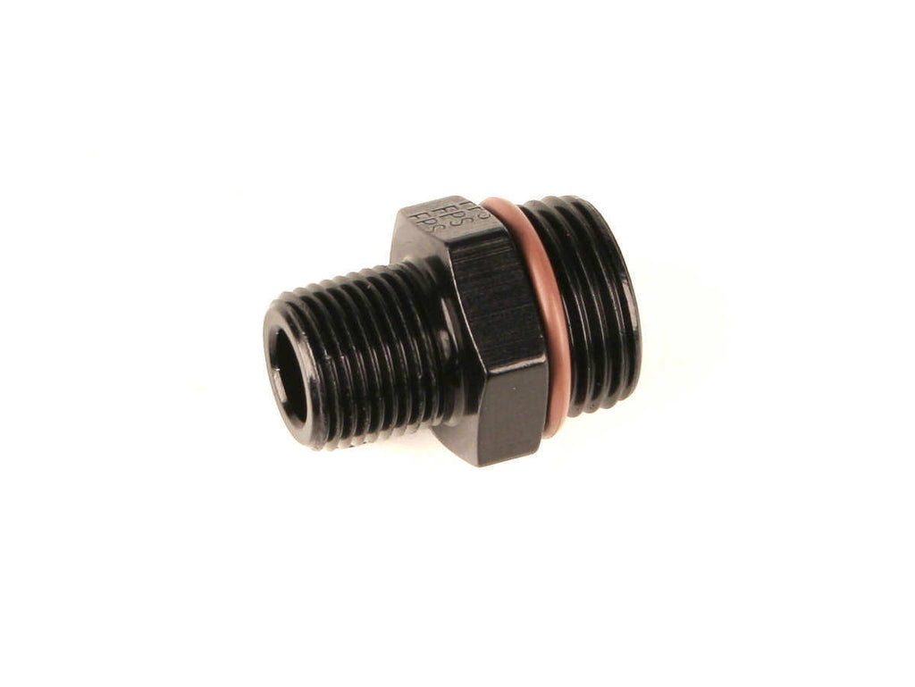 FRAGOLA 494002-BL - #10 ORB x 1/2 MPT Adapter Fitting Black image