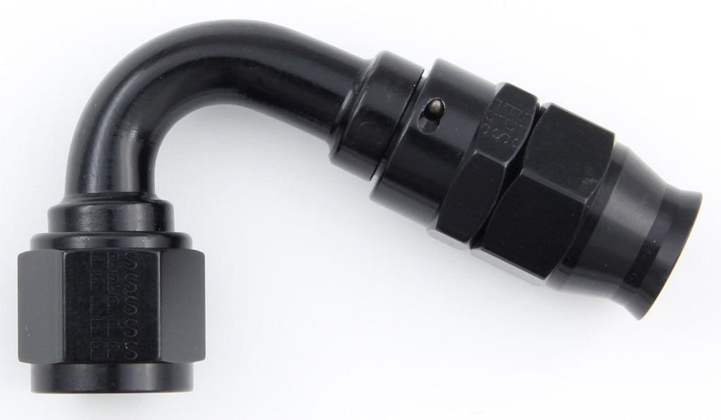 FRAGOLA 681206-BL - Hose Fitting #6 120 Deg PTFE Black image