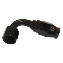 Load image into Gallery viewer, FRAGOLA 681212-BL - Hose Fitting #12 120 Deg PTFE Black image