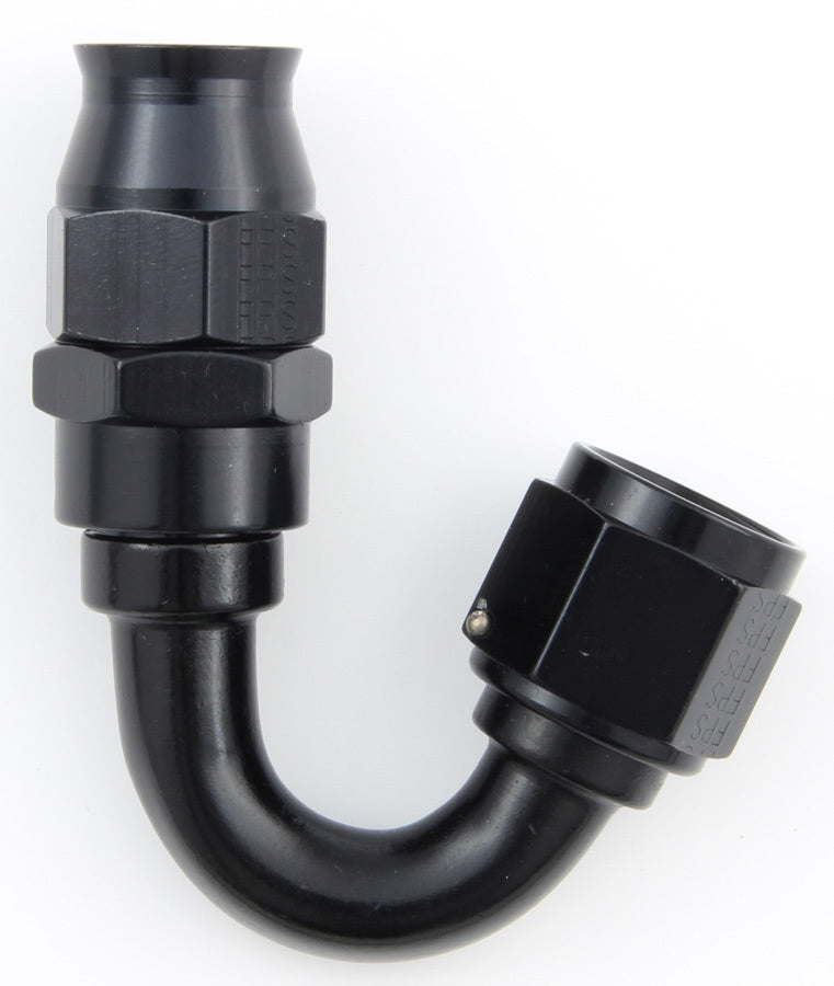 FRAGOLA 681506-BL - Hose Fitting #6 150 Deg PTFE Black image