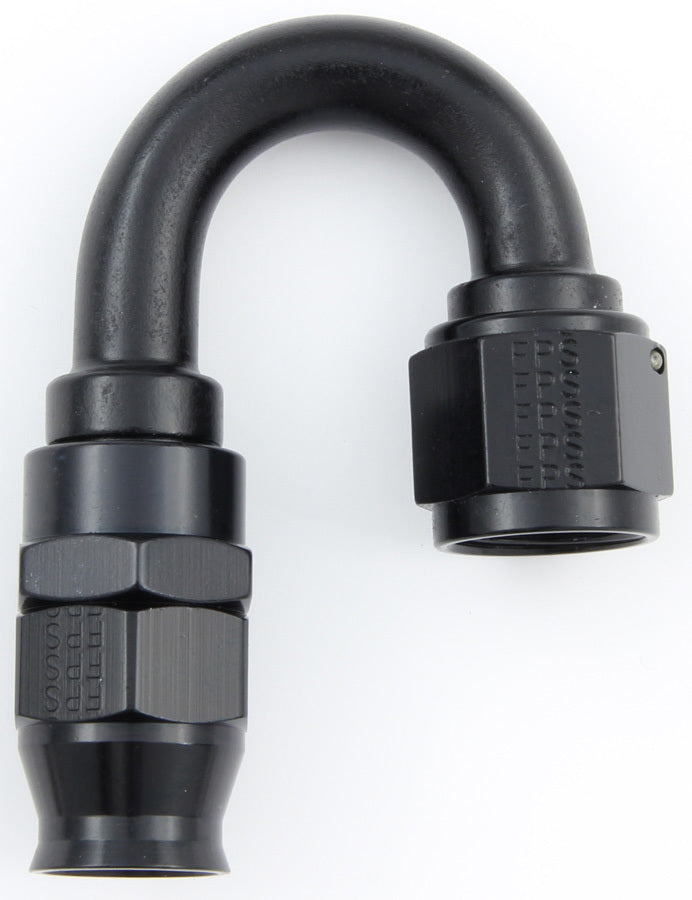 FRAGOLA 681808-BL - Hose Fitting #8 180 Deg PTFE Black image