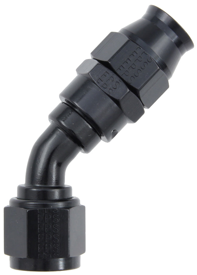 FRAGOLA 684508-BL - Hose Fitting #8 45 Deg PTFE Black image